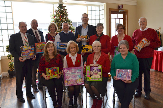 From left, (front) Sebrena Smith, Linda Gale, Donna Proctor, Margie Eason, (back) Gary Collins, Ron Haley, Nancy Moore, Chris Parker, Brooks Taylor, Dr. Angeline Godwin, Pam Allen, Bill Goad 