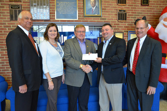 (From left) Ron Haley, April Haynes, George W. Lester II, Chris Parker and Gary Collins