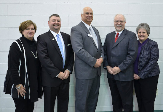 (From left) Pamela Allen, Christopher Parker, Ron Haley, David Purvis and Margie Eason