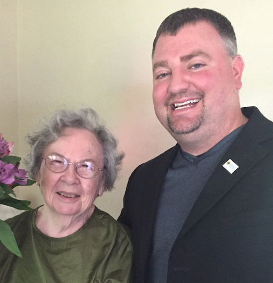 Marie F. Turner and Christopher Parker, PHCC Foundation Executive Director