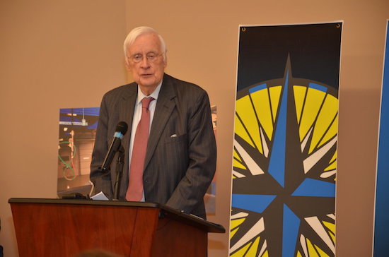 Pictured is the late Gov. Baliles at PHCC’s Patrick County 2019 grand opening ceremony.