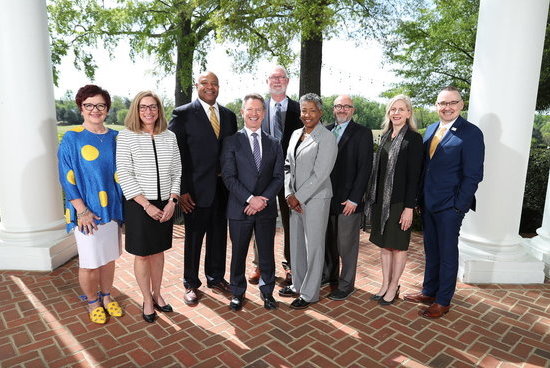In the photo: Renee Hodges, Tiffani Underwood, Maurice Jones, Dr. David Dore, Loran Adams, Lisa France, Bill Kirby, Beverly Lyle, and Dr. Greg Hodges
