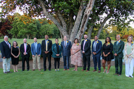 (L to R) Steve Martin, Diana Martin, Dave Santoemma, Andrew Doss, Sandy Hines, Tiffany Renee Hairston, Jim Adams, Sharon Clark, Houston Stutz, Shaun Hagwood, Shani Gaylord, Van Drewery, Susan Warren.