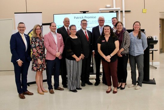 Members of PCEF celebrate the announcement of Patrick Promise. Members of PCEF celebrate the announcement of Patrick Promise.